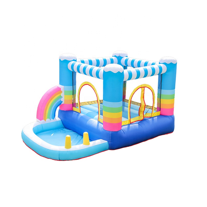 Water Slide Inflatable - Castelo Inflável Novo com Escorregador de