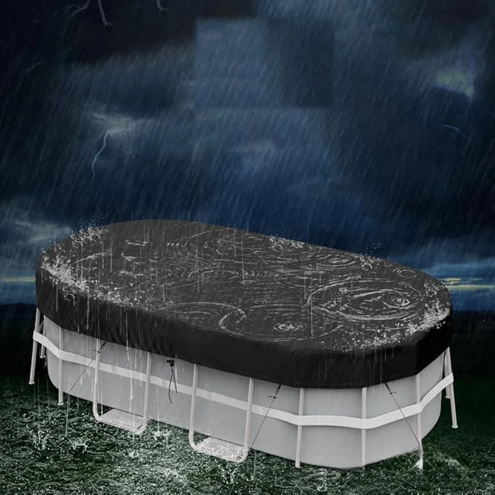 Pool Cover Waterproof - Capa de piscina oval solar retangular