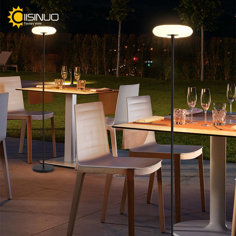 Pool Light Solar Rechargeable - Luminária de Chão Solar para Exterior