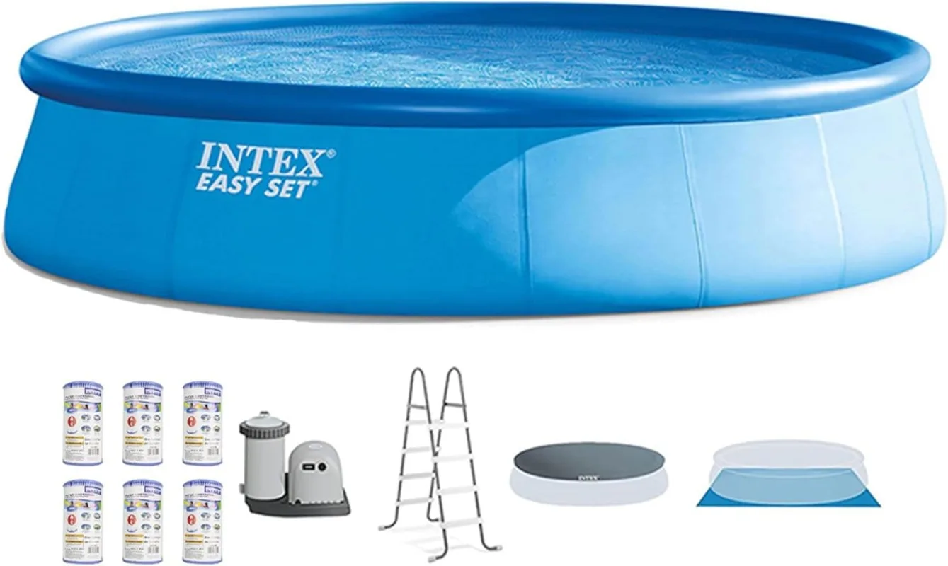 Pool Ladder Above Ground - Piscina Inflável Redonda Intex Easy Set
