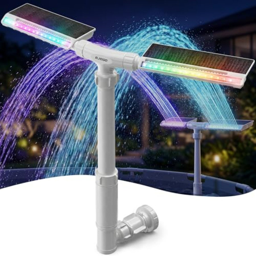 Pool Light Solar Rechargeable - Fonte solar para piscinas enterradas e