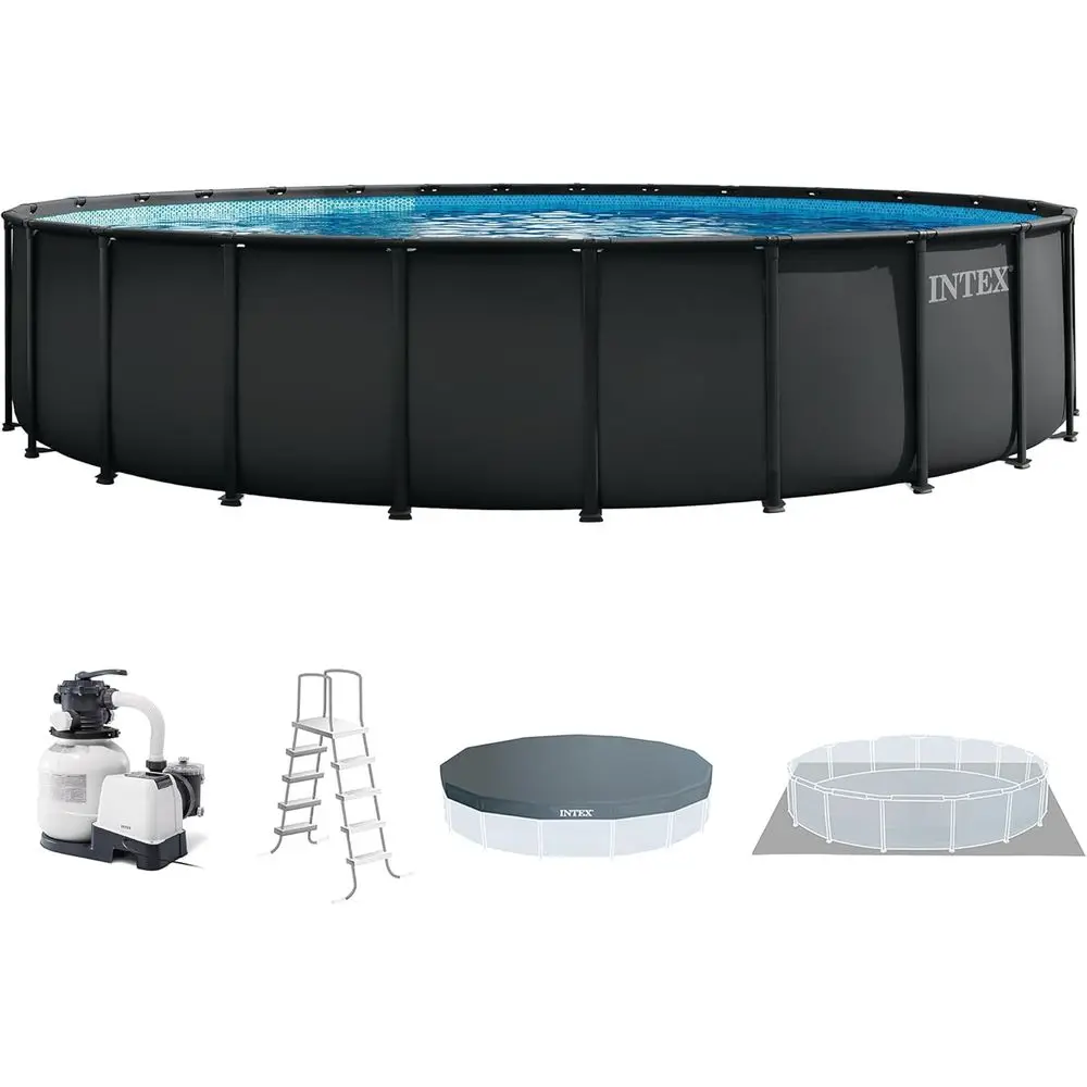 Pool Ladder Above Ground - Conjunto de piscina redonda acima do