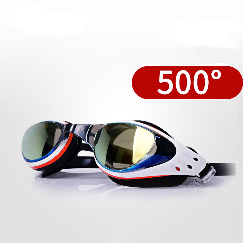 Profissional miopia óculos de  - Swim Goggles Anti Fog Uv avaliação e preço