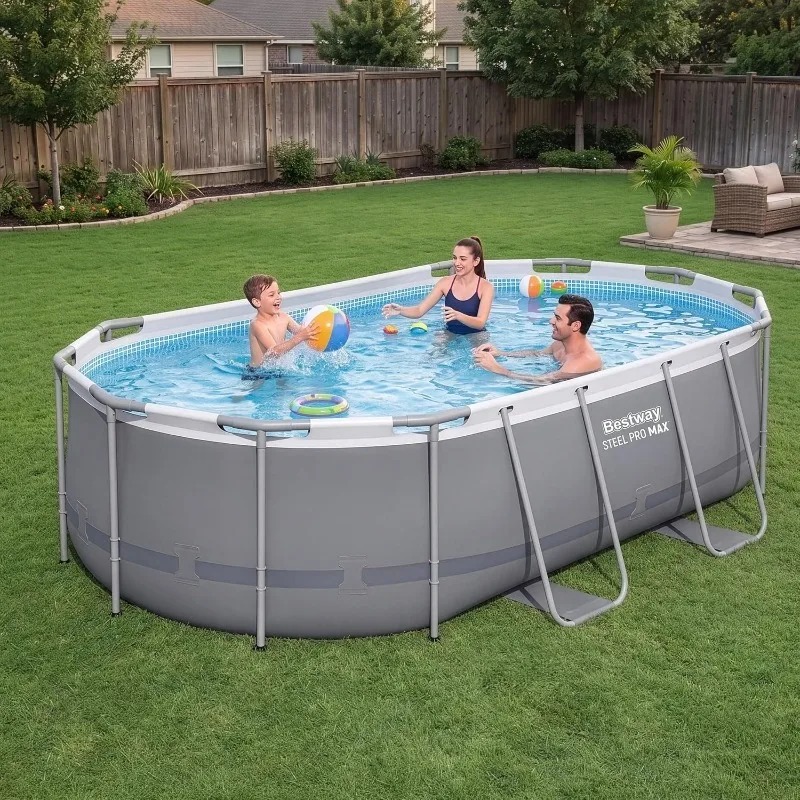 Piscina Inflável Oval Bestway  - Pool Ladder Above Ground avaliação e preço