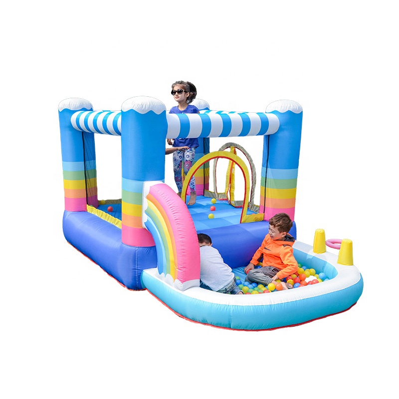 Castelo Inflável Novo com Esco - Water Slide Inflatable avaliação e preço
