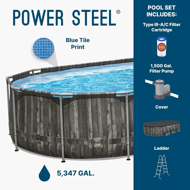 Piscina Bestway Power Steel 20 - Pool Ladder Above Ground avaliação e preço