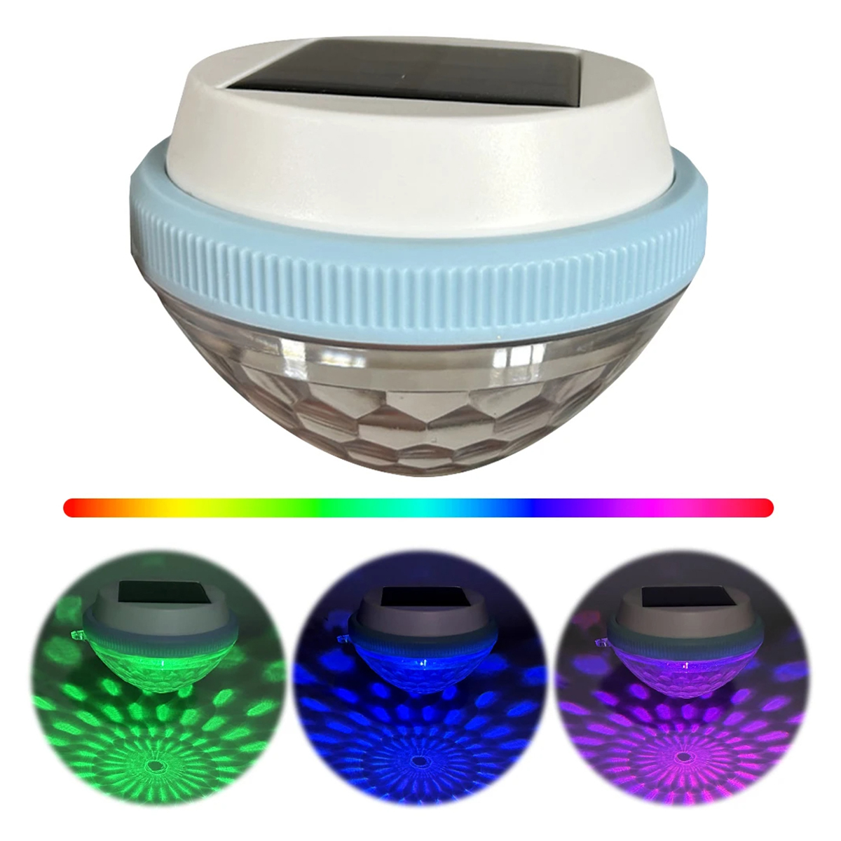 Pop solar flutuante piscina lu - Pool Light Solar Rechargeable avaliação e preço