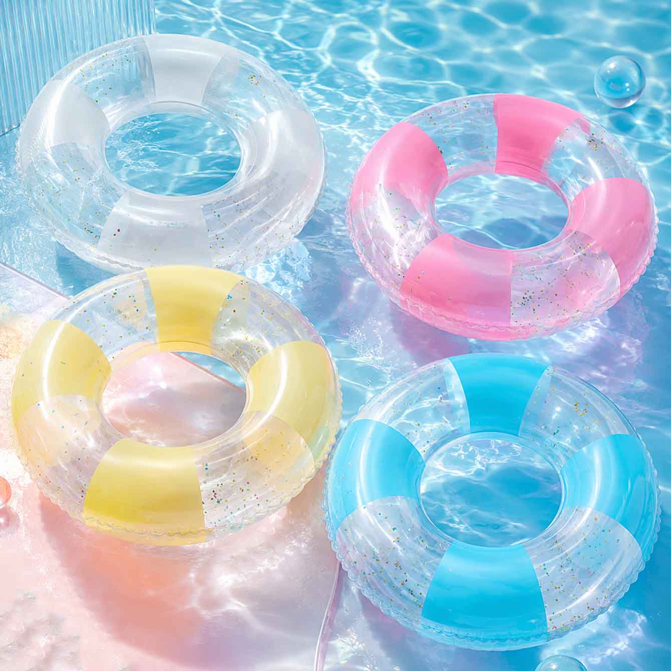 1PC Flutuador de Piscina com A - Pool Float Ring Inflatable avaliação e preço