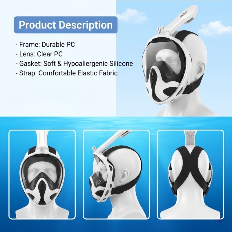 Máscara de Snorkel XIAOTREE co - Snorkel Mask Full Face avaliação e preço