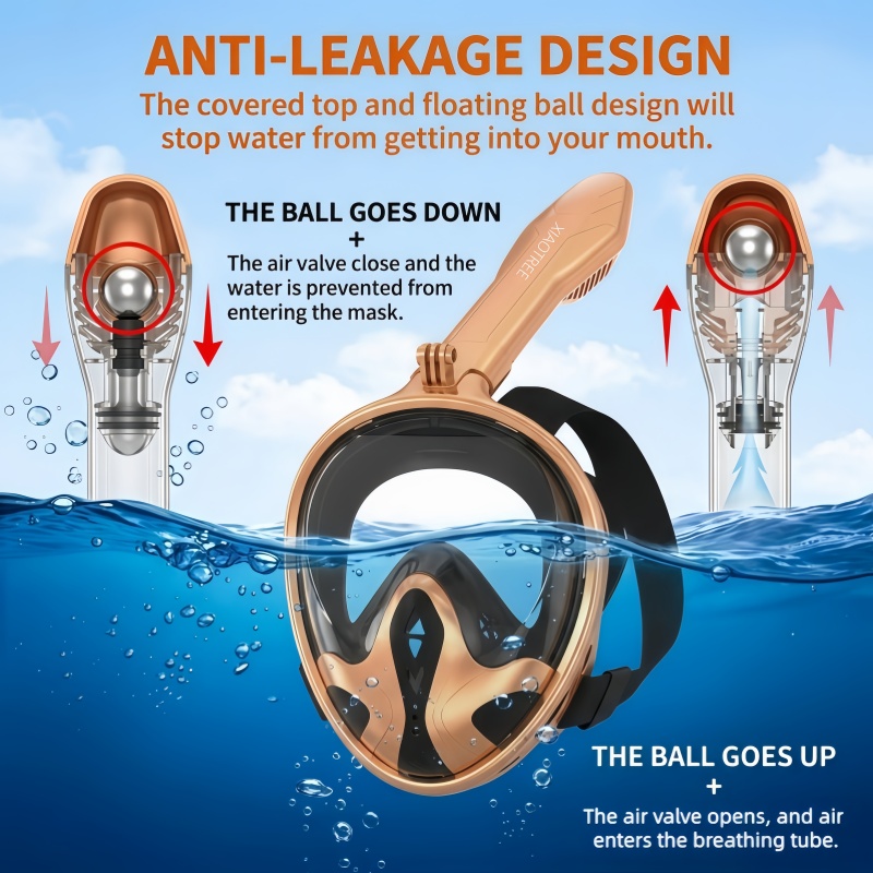 Máscara de Snorkel XIAOTREE co - Snorkel Mask Full Face avaliação e preço