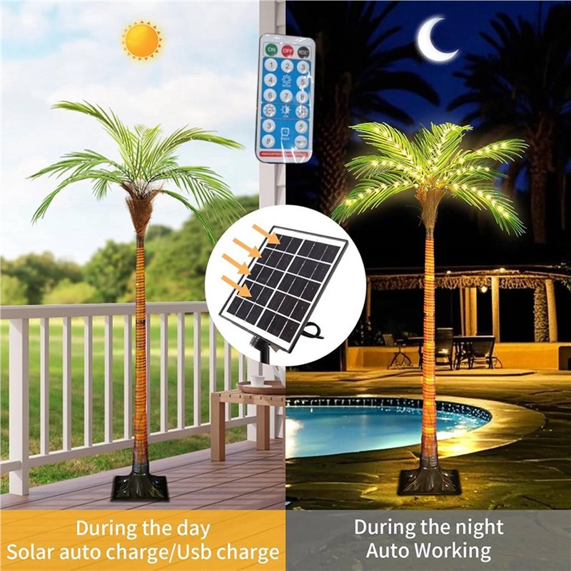 Luzes Solares para Palmeiras A - Pool Light Solar Rechargeable avaliação e preço
