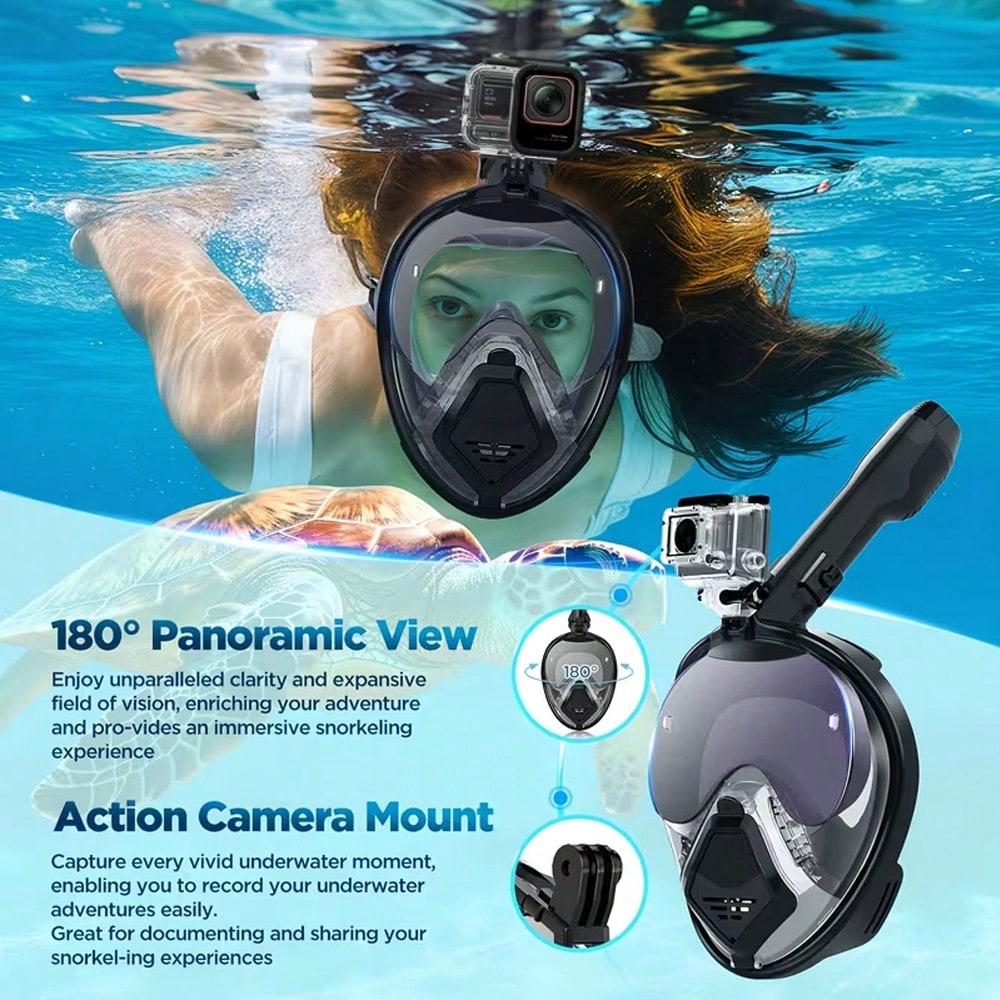 Máscara de Snorkel Devilfish p - Snorkel Mask Full Face avaliação e preço