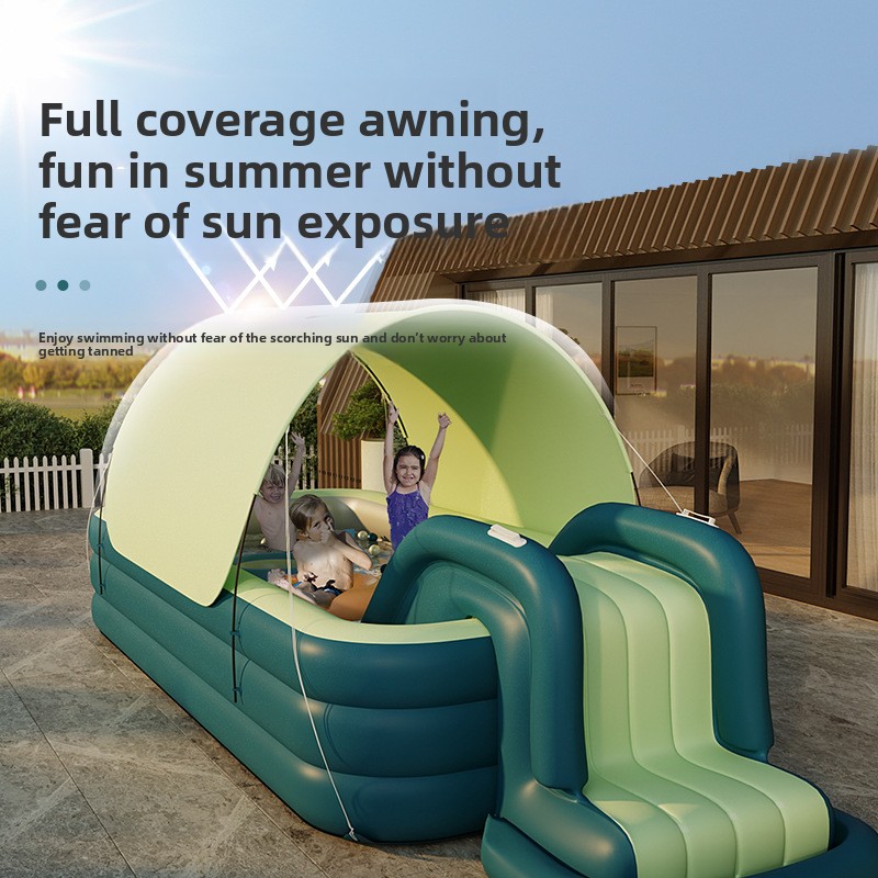 Piscina Inflável Infantil com  - Water Slide Inflatable avaliação e preço