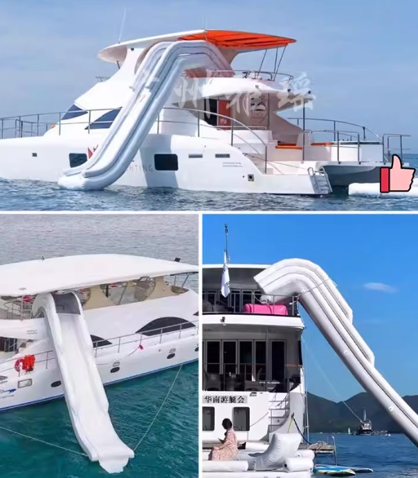 Toldo inflável para iate aquát - Water Slide Inflatable avaliação e preço