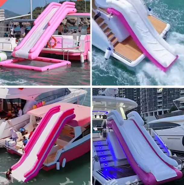 Toldo inflável para iate aquát - Water Slide Inflatable avaliação e preço